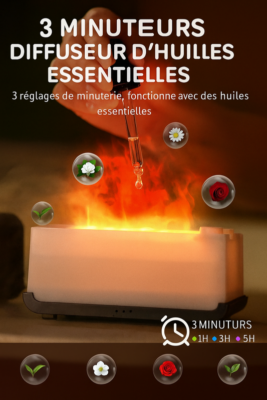 Diffuseurs d'huiles essentielles Edition "Flamme" 250ml