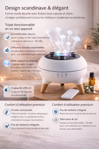 Diffuseur design Vaporis 250 ml — Lampe d’Ambiance & Parfum Maison